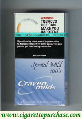 Craven 100s Milds Special Mild cigarettes